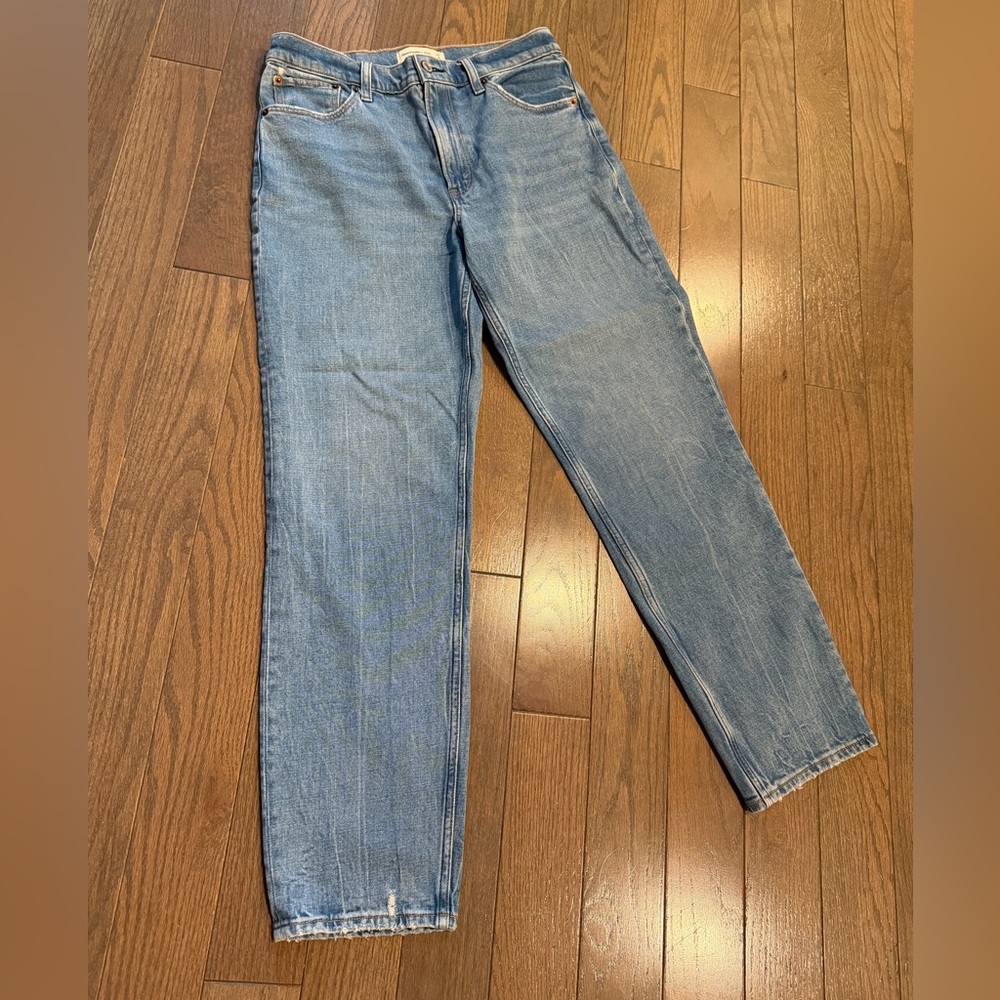 Abercrombie & Fitch Light Blue Straight Leg Jeans